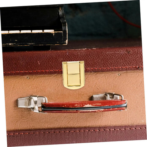 Retro Iron Toggle Latch Kit For Wooden Chests Jewelry Boxes And Cabinets 5 Piece Secure Clasp on vintage suitcase