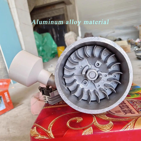 Off Grid Ready Portable Micro Hydroelectric Generator 100W for Camping and Home Use with aluminum housing