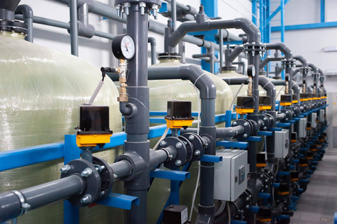 Industrial filtration system using Filtrasorb 200 Activated Carbon For Water And Air Filtration Refill 23 Lb for odor removal