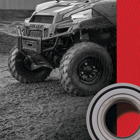 Rear Wheel Bearing Kit For Kawasaki Teryx 4 4X4 UTV 2012 2022 Replacement 25-1702 Meets OEM Specs with ATV on mud trail