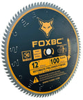 12 Inch 100 Teeth Miter Saw Blade For Wood With 1 Inch Arbor Delivers Pro Grade Ultra Smooth Polished Finish And Razor Sharp Cuts Kerf 0.098 Inch 7 Degree Hook Angle Double Side Grind For Maximum Precision In Woodworking