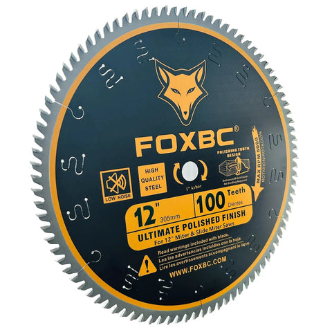 12 Inch 100 Teeth Miter Saw Blade For Wood With 1 Inch Arbor Delivers Pro Grade Ultra Smooth Polished Finish And Razor Sharp Cuts Kerf 0.098 Inch 7 Degree Hook Angle Double Side Grind For Maximum Precision In Woodworking