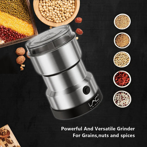 Electric Coffee And Spice Grinder Handheld 150W Quick Grinding With Stainless Steel Blades and various dry foods
