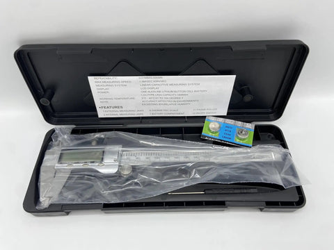 Rock Solid Stainless Steel Digital Caliper With A Bright LCD Display And Snappy Inch Metric Toggle For Precision DIY Woodworking Or Auto Shop Jobs That Deliver Dead Nuts Accuracy Every Time