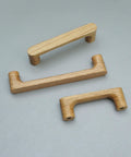 6 Pack White Oak Wood Drawer Pulls Rustic Cabinet Handles For Dresser And Kitchen Furniture Hardware 3 Inch Center To Center Spacing 92 Mm Total Length 31 Mm High Natural Wood With Subtle Color Variations