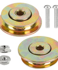 Two Piece Cut Off Flange Track Bearing Kit For Tapco Pro And Max Siding Brake Beefed Up Replacement Parts visible components
