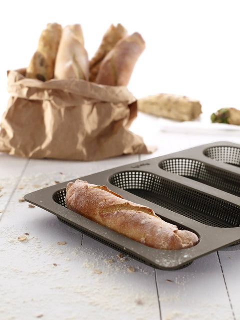Brown Bread Making Kit For Home Bakers No Fuss Kneading With Built In Steam Circulation Bake In The Same Bowl Or Shape Fresh Baguettes Mess