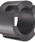 Heavy Duty Cast Iron Taper Lock Bushing For Pulleys And Sprockets Featuring A Rock Solid 25 Mm Bore, side view showcasing design.