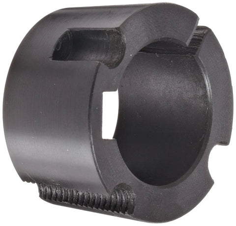 Heavy Duty Cast Iron Taper Lock Bushing For Pulleys And Sprockets Featuring A Rock Solid 25 Mm Bore, side view showcasing design.