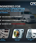 Brochure featuring alternator parts, metal housing, non-slip pulley, OE direct fit, for New Alternator For Volvo 35SI 1997 2008 With Improved Design Ready To Roll Replacement Part For Caterpillar Cummins Mercedes OEM Numbers 10459289 10459449 10459608 10459611 10459614 19011176 19011187 19011202.