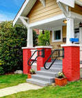 Heavy Duty 28 Inch Outdoor Handrails For 1 To 3 Step Stairs Non Slip Door Jamb Corner Mount Grab Bars U Shape Safety Handle for porch
