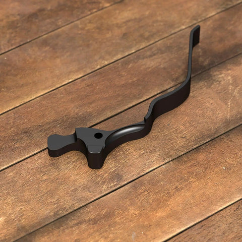 2 Pack Extended Release Lever For Ruger 10/22 Aluminum Anodized Black Drop In Install on wooden surface