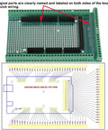 Mega 2560 R3 Prototype Screw Terminal Shield Board Kit With Pre-Soldered Headers For Easy Wire Connections And Prototyping On Arduino Mega 2560 No Soldering Needed, labeled screw terminal board