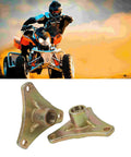 Rock Solid 17T Spline Wheel Hub Featuring Hella Durable Steel Alloy Construction For Slick Rear Axle Bearing Replacement With 3 Stud 18 Mm Size For Atv Quad Bike And Go Kart Models, detail view of two hubs.
