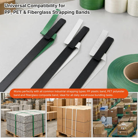 54 Inch Flexible Pallet Strap Feeder Stick For PE Guide Strapping, Quick Threading Tool With Extended Handle, Streamlines Packing, Reduces Bending, 2 Pack for PP, PET and fiberglass bands