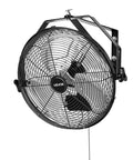 Beefy 14 Inch Industrial Wall Mount Fan With High Velocity Airflow 2473 CFM IP44 Waterproof Outdoor Wall Fan With Aluminum Blades