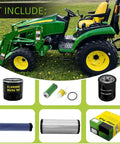 Air Filter Maintenance Kit Fits 2025R 2013 2018 1025R Through 2017 And 2 Series Compact Tractors, kit parts shown