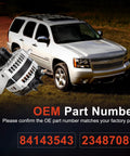 Alternator Replacement For 2015 To 2020 Chevy Suburban And Tahoe, 2014 To 2019 Silverado 1500 with OEM part numbers 84143543, 23487089