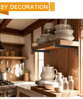 Kitchen shelves using Heavy Duty 6 Pack 8 Inch Shelf Brackets Wall Mounted Industrial Beefy Metal Shelving Supports With Lip