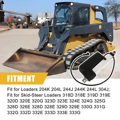 Heavy Duty Quick Tach Actuator Replacement For AT494284 AT424407 AT361276 with skid steer loader 204K 204L 244J 244K