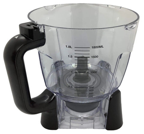 64oz 8 Cup Replacement Bowl With Locking Lid For Ninja Bl680 Bl680A Bl681A Bl682 BN801 BN805 BL910 Auto IQ Duo Blender Blade Not Included