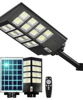 Super Bright 8000W LED Solar Street Light for Outdoor Security 800000LM Flood Light with Motion Sensor, solar panel, remote
