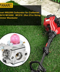 Carburetor Replacement For 25cc Weed Eater Trimmer Fits WS2200 WS210 WC2200 WC210 CMXGTAMD25CC CMXGTAMD25SC 753-06190
