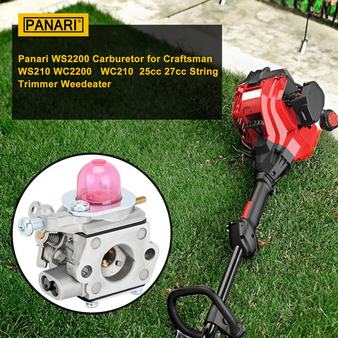 Carburetor Replacement For 25cc Weed Eater Trimmer Fits WS2200 WS210 WC2200 WC210 CMXGTAMD25CC CMXGTAMD25SC 753-06190