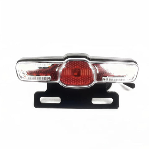 Rear view of All In One Ebike Light Kit With Headlight Horn Turn Signal And Brake Light Fits 36V 48V 52V 60V 72V Ebikes And JULET 811