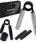 Metal Hand Grip Strengthener 100 To 350 Lb No Slip Heavy Duty Grip Strength Trainer With Gift Box for at-home wrist exercise.