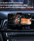 AI Blind Spot Monitoring displayed on a smartphone for Dead Simple Wireless Backup Camera For Truck RV Trailer With AI Blind Spot Monitoring No Wiring Required Rock Solid 985 FT WiFi Range