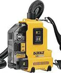 20V Max Brushless Dust Extractor With HEPA Filter, Compact And Lightweight, OSHA Table 1 Compliant, shown with hose and strap