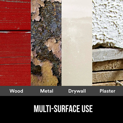 Close-up of wood, metal, drywall, and plaster showcasing Instant Lead Test Swabs Pack Of Two For Quick Surface Lead Check EPA Recognized.