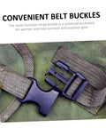 2.75 Inch Side Release Buckles For Backpacks And Belts, Detachable Replacement Clips For Hiking Gear, secured on green strap