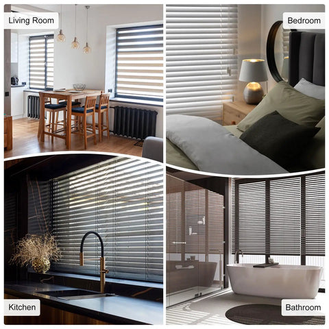 Heavy Duty Pom Beaded Chain Cord For Shade Repairs That Zips Through Totally Stress Free Over 11 Yard Run Fits Roller Roman And Vertical Blinds Like A Champ In Crisp Clear in various home settings like living room, bedroom, kitchen, and bathroom.