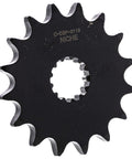 Close-up of front sprocket from Drive Sprocket And Chain Combo for Suzuki GSXR600 16T Front 45T Rear 525VM X Ring Chain 110 Links Fits 2001 to 2005