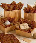 Totally Boss Tiger Print Tissue Paper Set With 50 Sheets, Animal Pattern Gift Wrap in 19.7x13.8 Inch size in gift bags and boxes