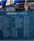 Vehicle fitment chart for 12V Marine Starter SAEJ1171 For 1996 To 2007 Mercruiser Volvo Penta V6 V8 Engines.