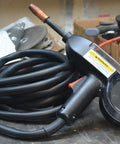 Spool Gun For 250 WFG MIG Welder 20 Foot Lead See Through Cover for Quick Wire Checks, Aluminum Ready on workshop table