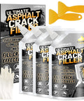High Elasticity Asphalt Crack Filler Self Leveling Sealant For Driveways And Walkways Waterproof Road Repair 74oz