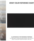 Grout color reference chart with Crown Heights Matte Black Ceramic Wall Tile 3x6 In Glazed With Subtle Texture For Indoor Walls Grade 1 Wall Tile 0.27 In Thick Great For Kitchens And Bathrooms
