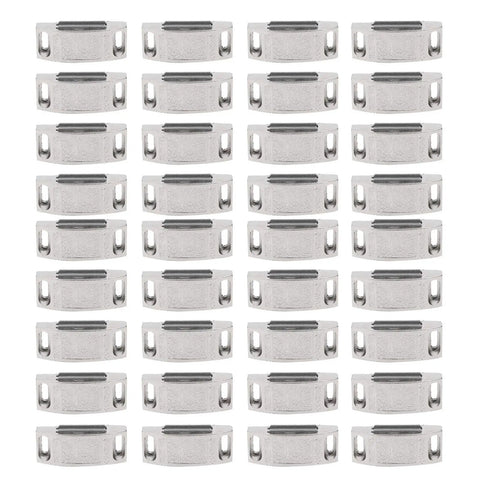 36 Piece Door Magnetic Catch Kit for Cabinets and Wardrobes Stainless Steel Thickened Bumper Magnets arranged in grid