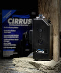 HVAC Wind Indicator Handheld Draft Detector on stone, showing compact design and airflow visualization features.