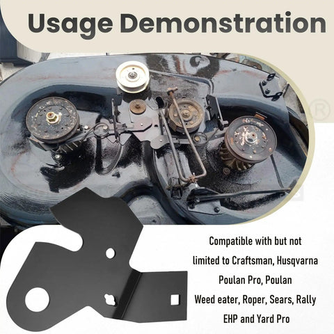 Arm Bracket Roller Cam Kit For AYP Husqvarna Craftsman 42 Inch Mower Deck Includes Two Brake Arms One Idler Arm And Two Springs For A Beefed Up Plug And Play Fit With Part Numbers 532184907 532151785 532155046
