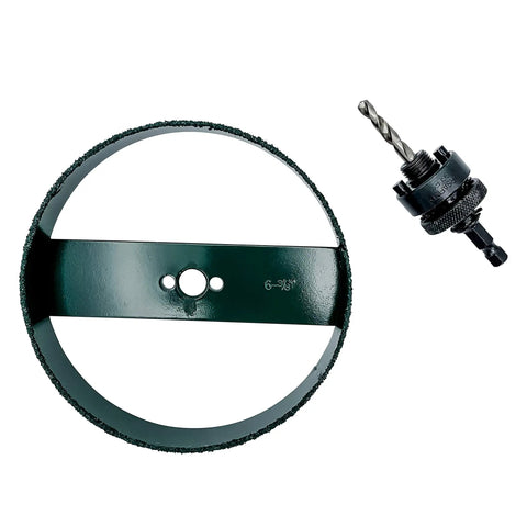 RemGrit Carbide Grit Recessed Light Installation Kit For 4 Inch, 5 Inch And 6 Inch Fixtures - Clamshelled Design, easy ceiling cut