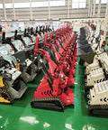 Compact Track Loader Skid Steer With Enclosed Cab And High Flow Hydraulics For Snow Removal, Excavation, Demolition, And Site Preparation in a warehouse