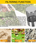Filter function with 2 Pack 25mm Garden Hose Strainer Inline Filter Heavy Duty for Livewell Pumps and Sprayers and debris types.