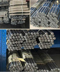 Top Grade Stainless Steel Conveyor Roller 2 Inch Diameter Available In Various Lengths stored neatly on shelves for material handling.