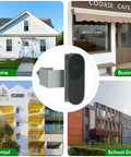 Anti Theft Doorbell Mount For Orbitell Arlo And Blink Video Doorbells Anti Blocks Motion Sensor Adjustable Bracket No Drilling Silver Finish Compatible With 1st And 2nd Gen Models on door
