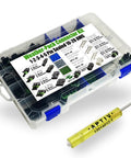 Super Durable 373 Piece Weatherpack Connector Kit With Removal Tool Male Female Terms And Housings In 1 To 5 Pin Configs For 20 Amp Wires 10 20 Gage Perfect For Any Auto Repair Job, clear case and removal tool